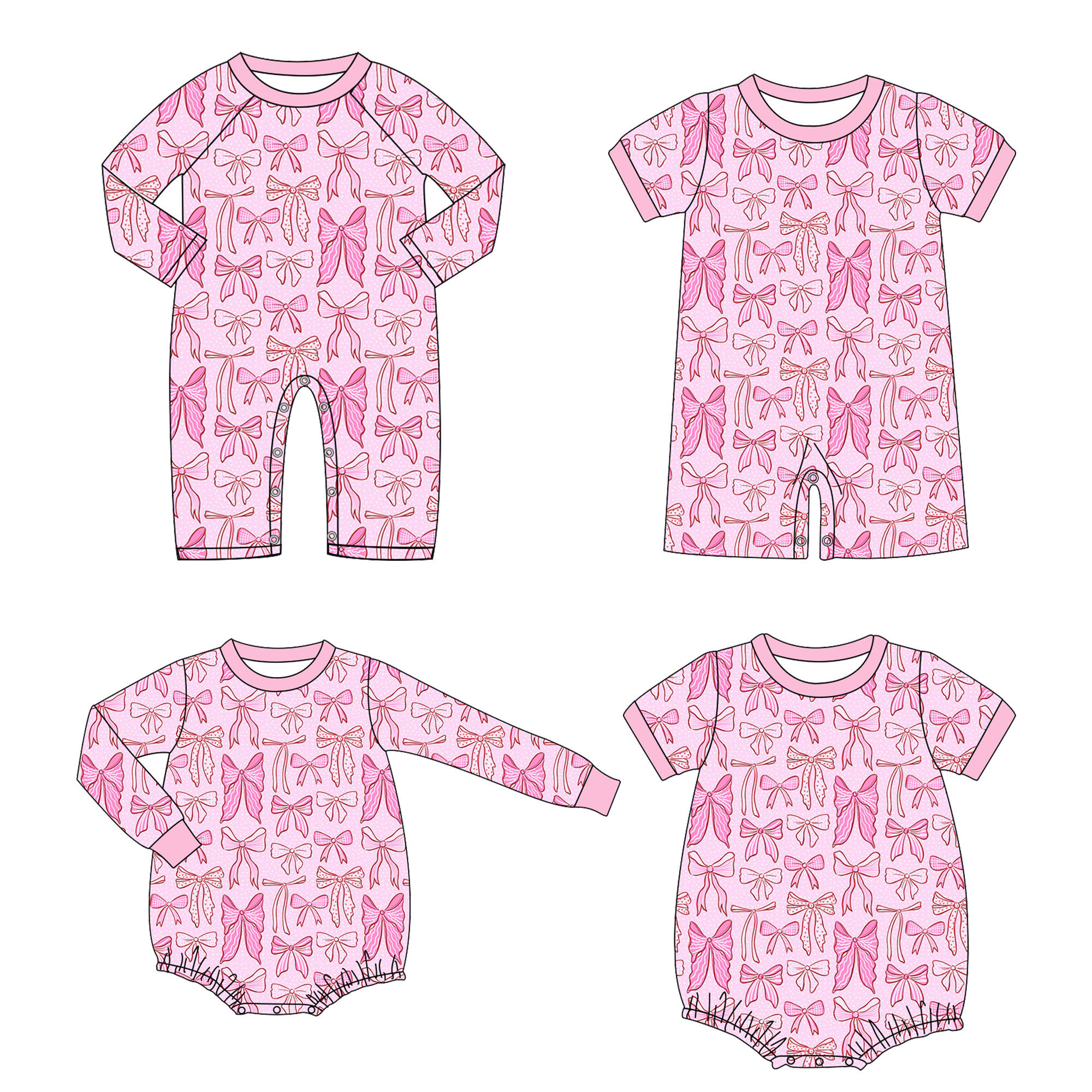 Rompers Custom Design Bamboo Pjs Sets Baby Onesize Kids Jumpsuit Wholesale Custom Print Double Zipper Rompers Toddler 0-3 Bamboo Romper Direct Manufacturer Must Have for Amazon FBA Brands