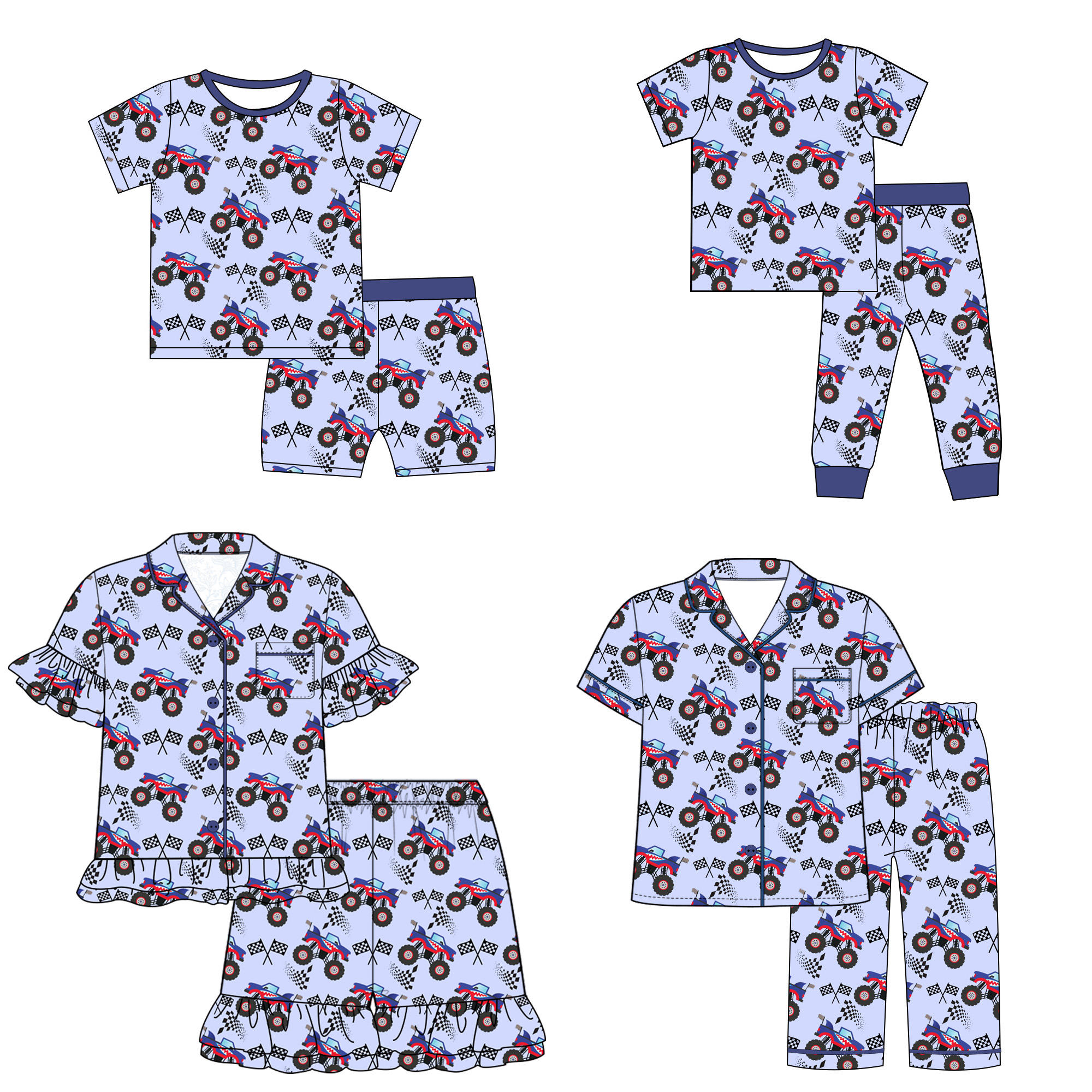 Rts Mystery Bamboo Pajama Wholesale Box Sourcing Partner Viral Collection for Instagram Shops