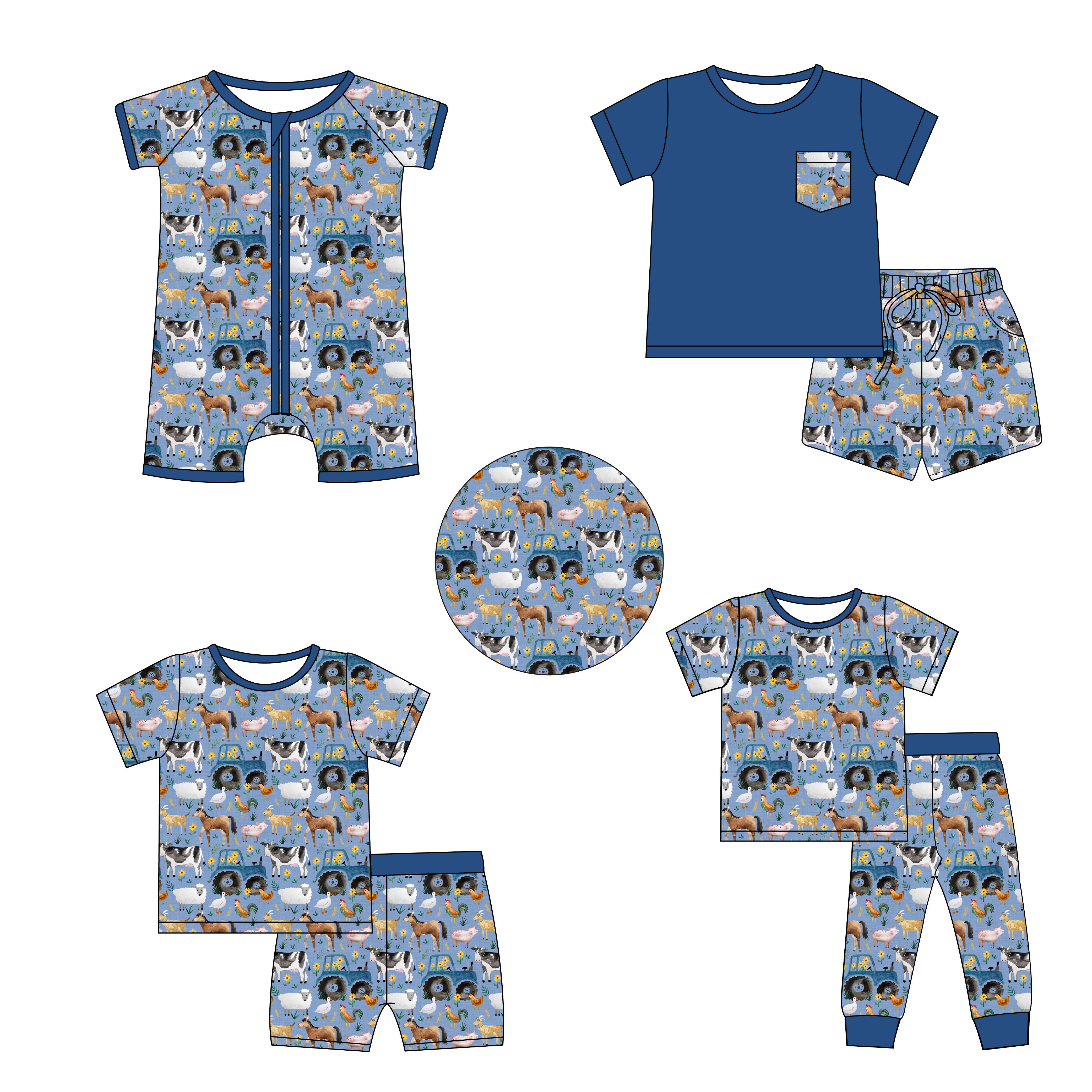 Mystery Bamboo Christmas Pajamas Wholesale Hub Best Choice for Shopify Store Owners