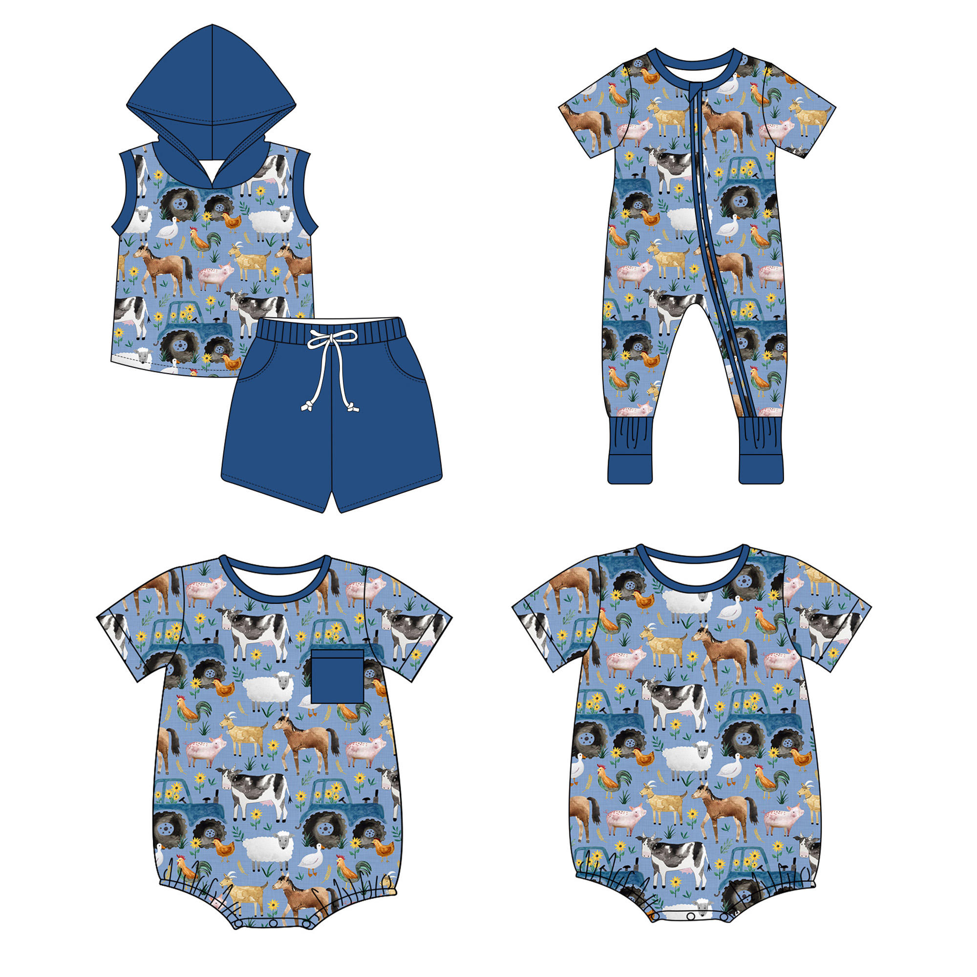 Bamboo Pajamas Toddler Solid Premium Factory Best Choice for Shopify Store Owners